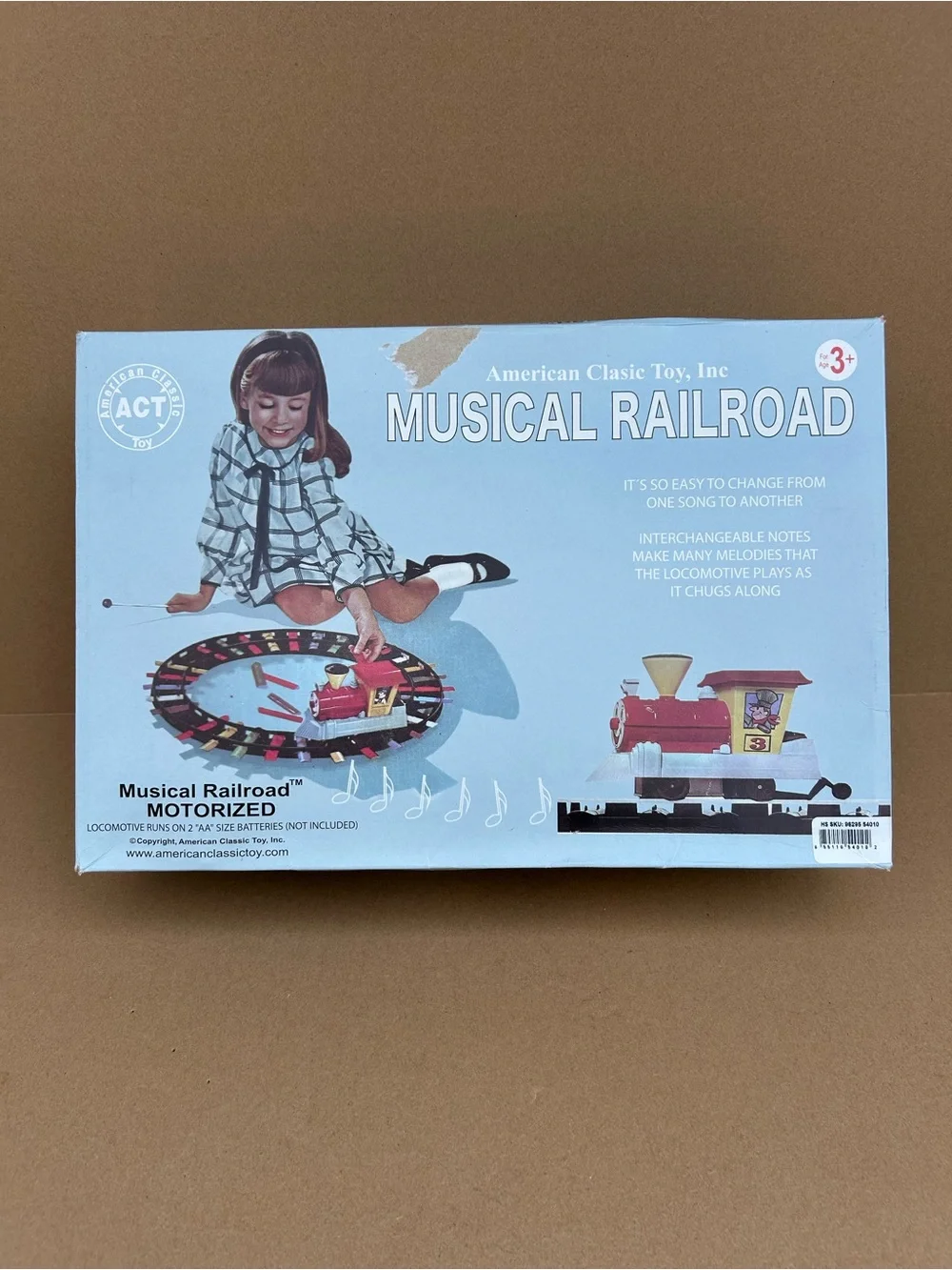 Vintage American Classic Toys Musical Railroad Tested Works Collectible